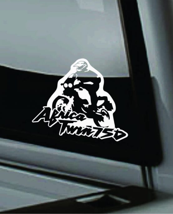 afrika twin WINDOW STICKER